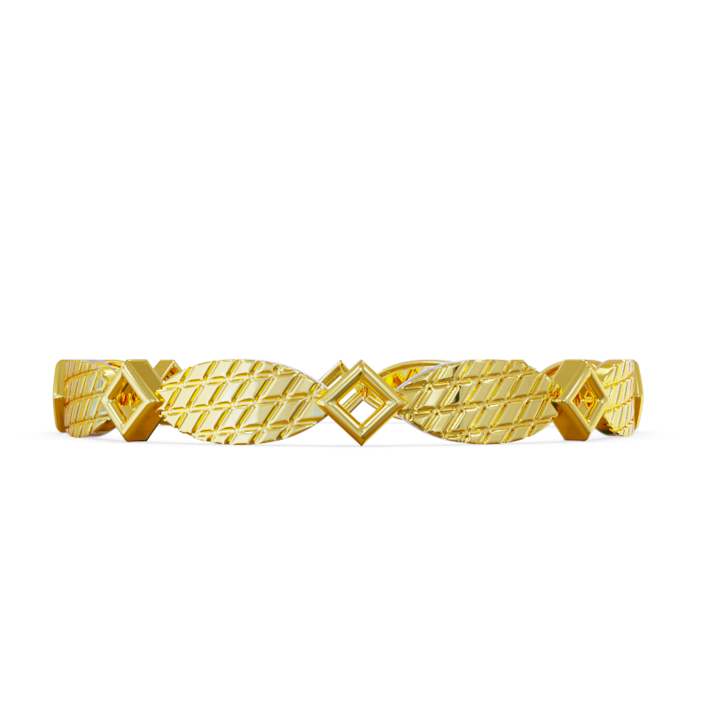 22k Plain Gold Bracelet JG-1910-00244 – Jewelegance