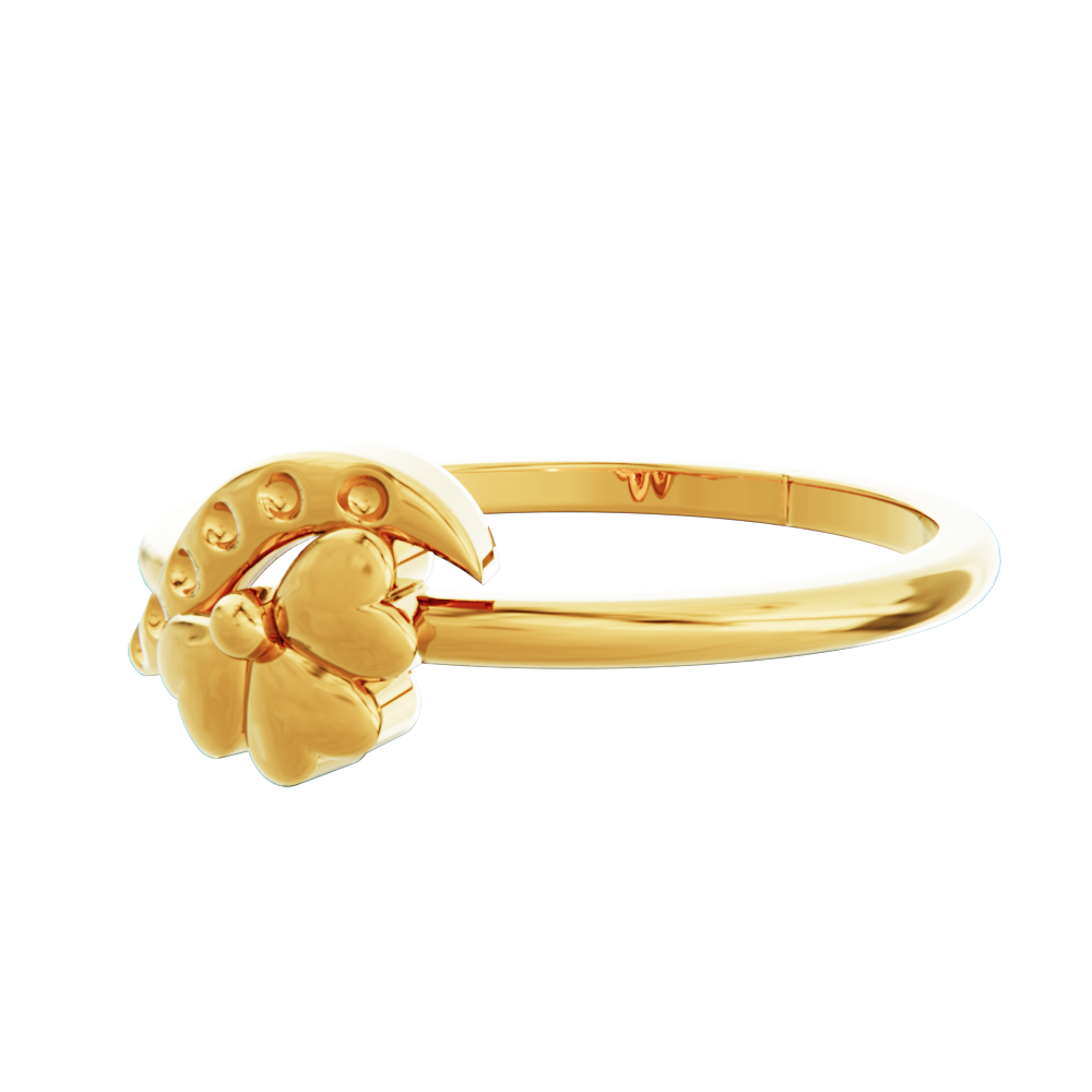 Rings gold ring with stones 3D model 3D printable | CGTrader