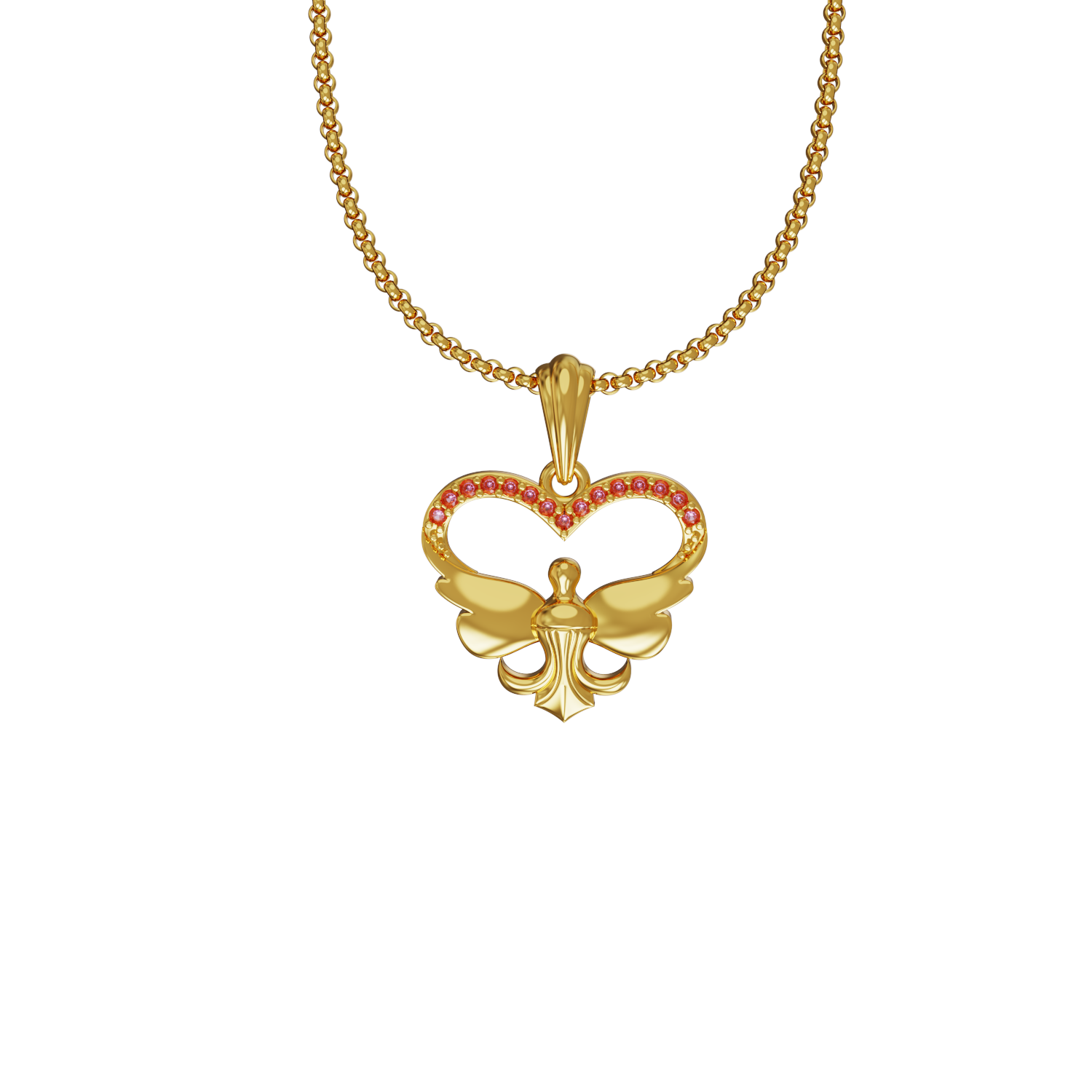 Heart-Gold-Pendant-Collections