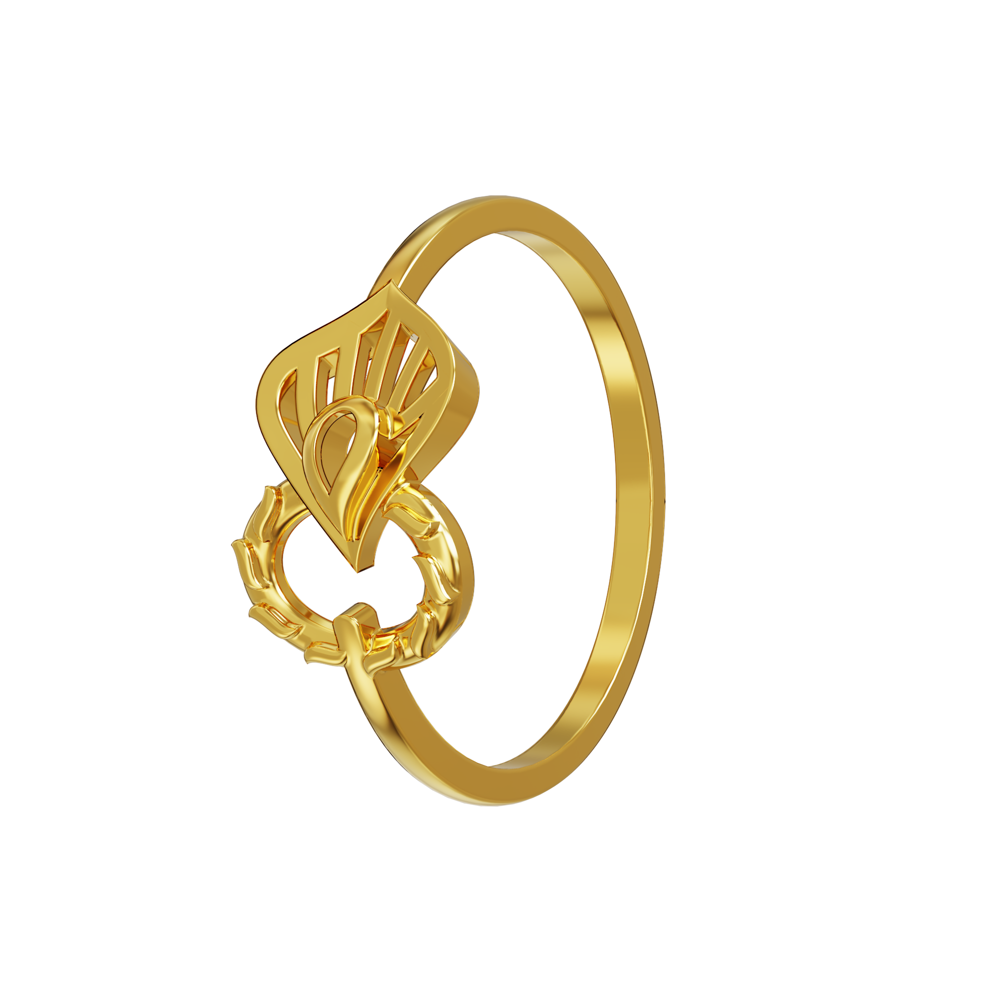 Leaf Design Gold Rings at Best Price in Asansol | Paul & Company Jewellers