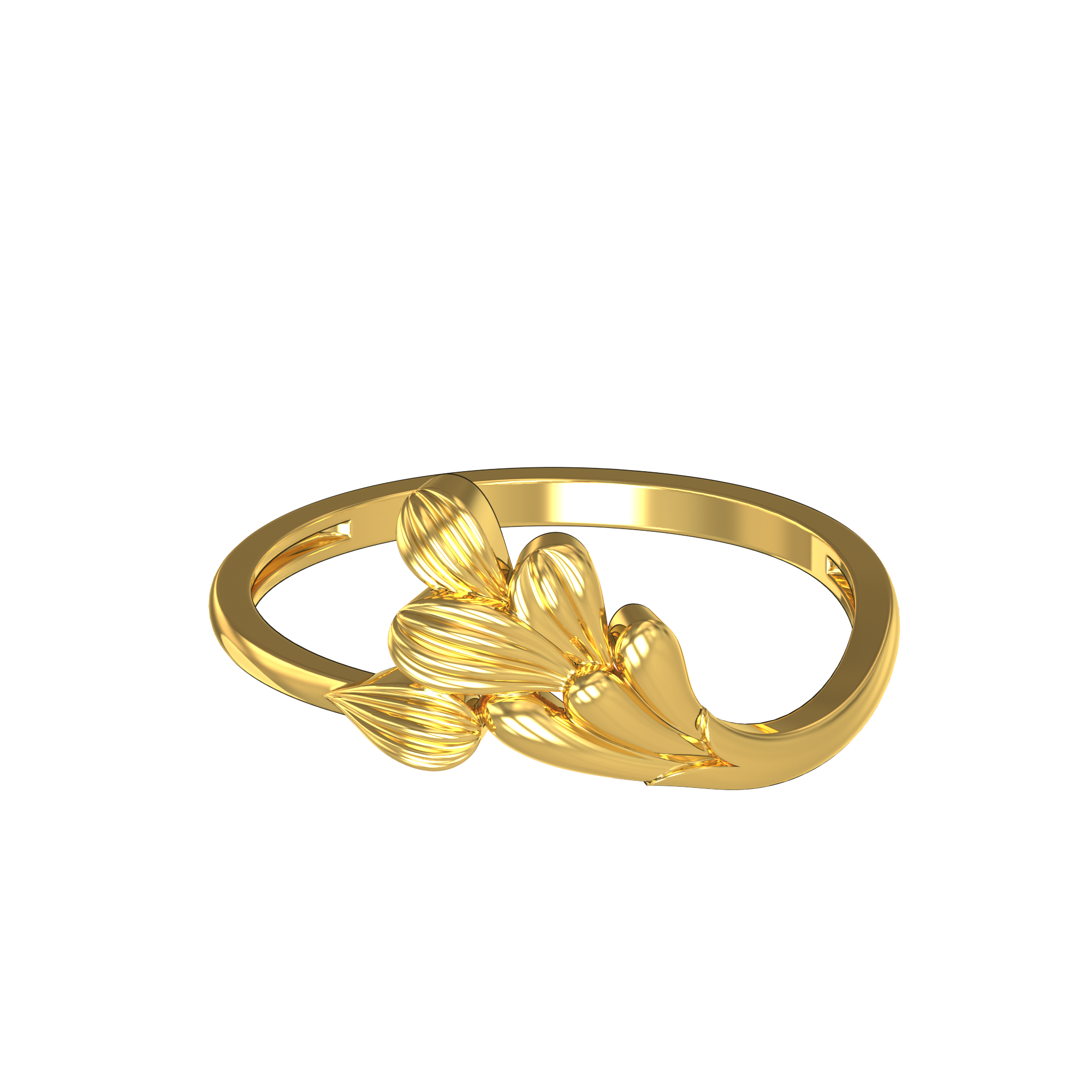 Plain Strip Design Male Gold Ring 02-11 - SPE Gold