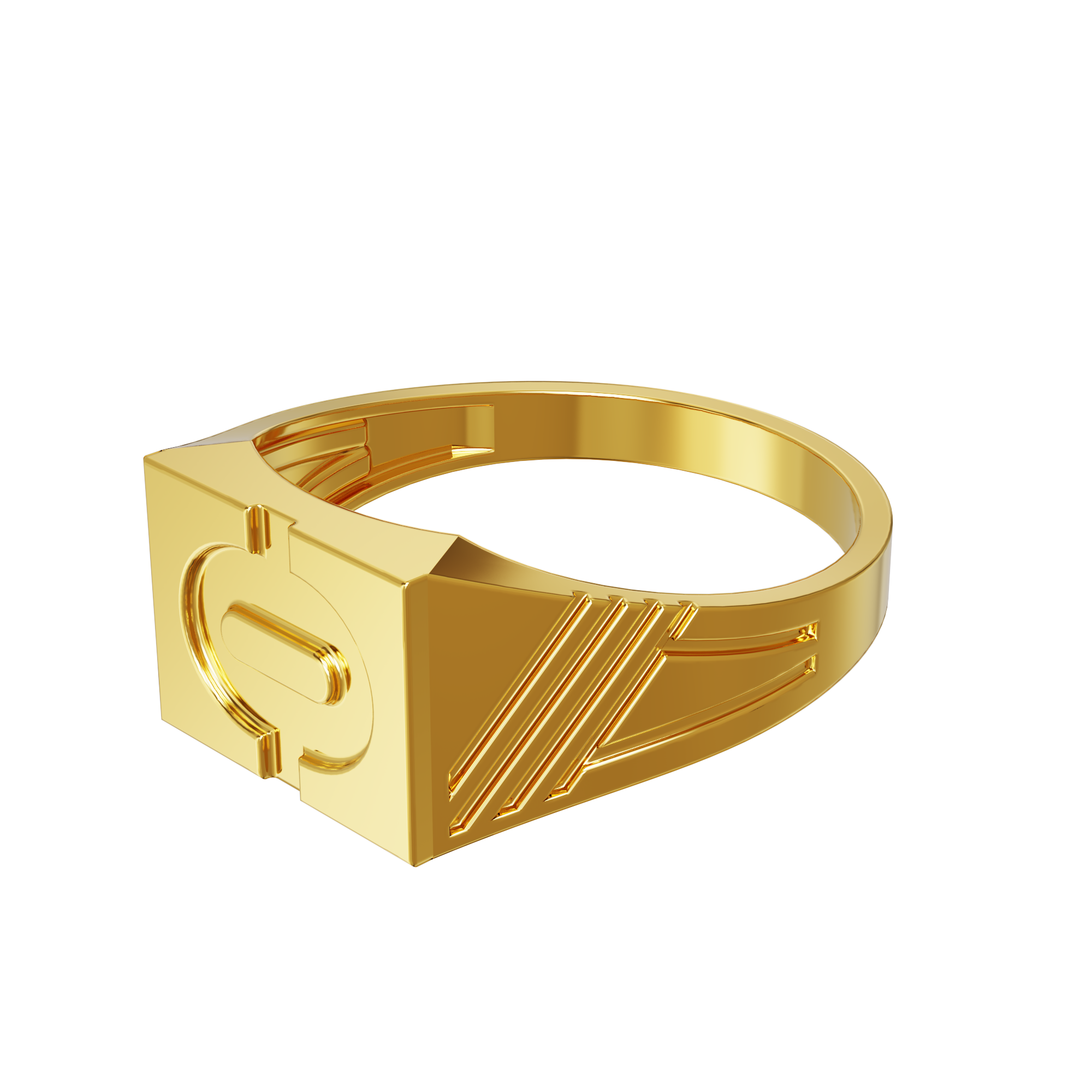 Modern-design-gold-ring-for-male