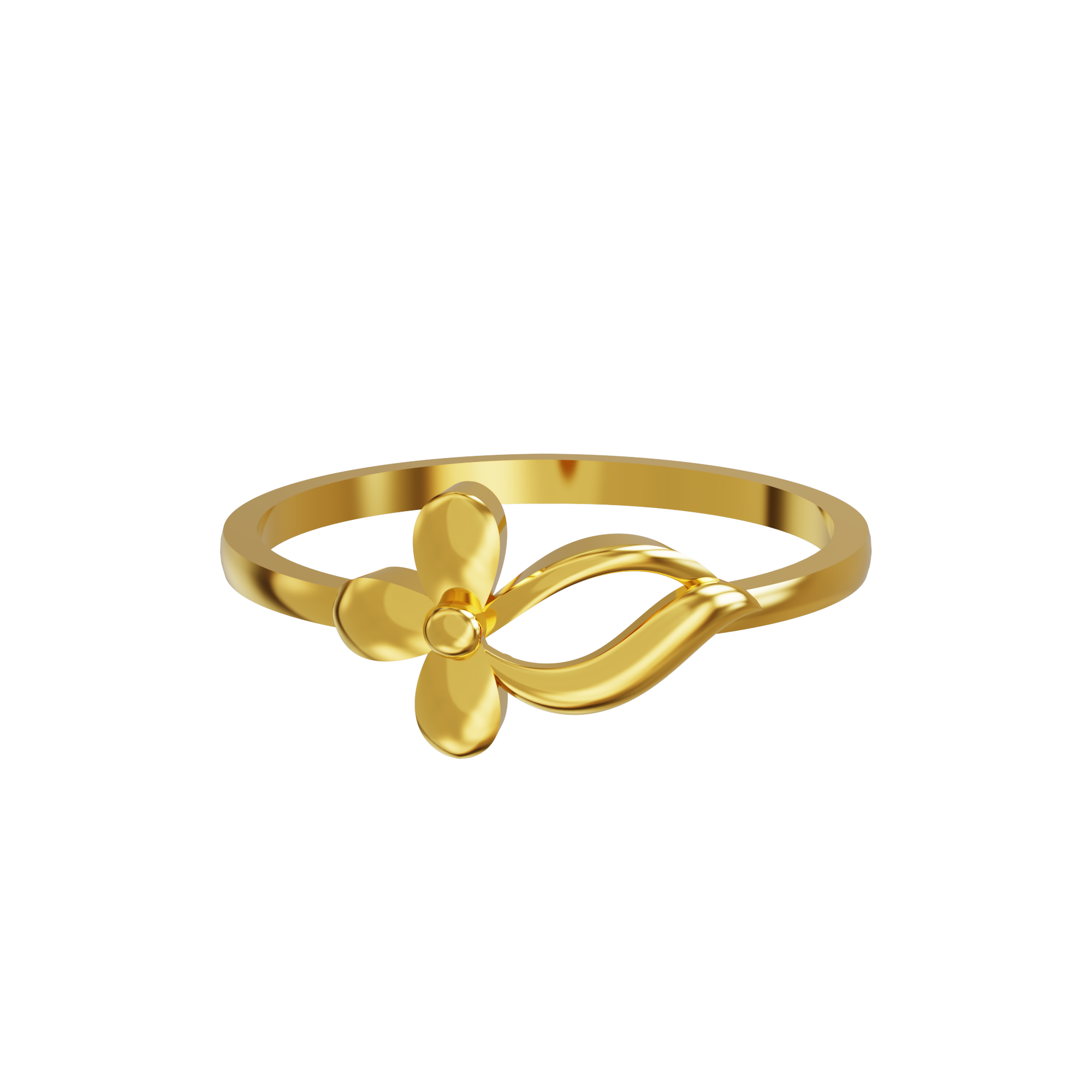 Dahlia 18ct. Gold 3.2mm D Ring – Dagmar Korecki Jewellery