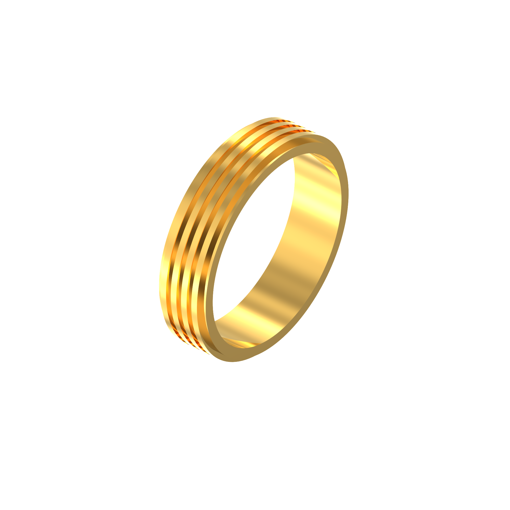 Plain Circular Design Gold Ring 01 10 Spe Goldchennai