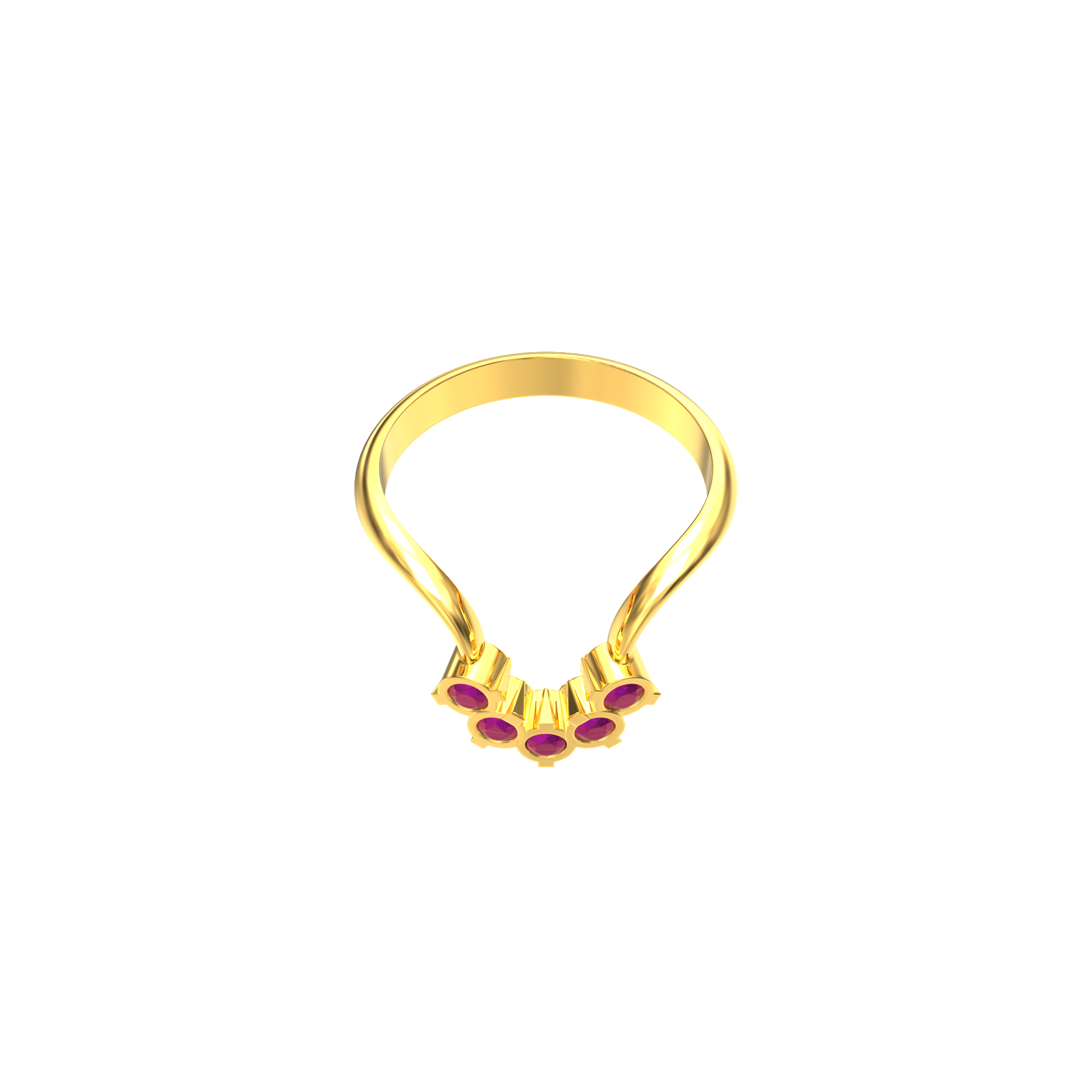 HALLOW RINGS LIGHT WEIGHT #gold #goldring #ring #goldjewellery #trending  #emerald #ruby #onex | Instagram
