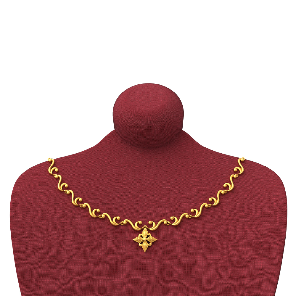 SPE Gold - 22K Light Weight Gold Necklace Designs