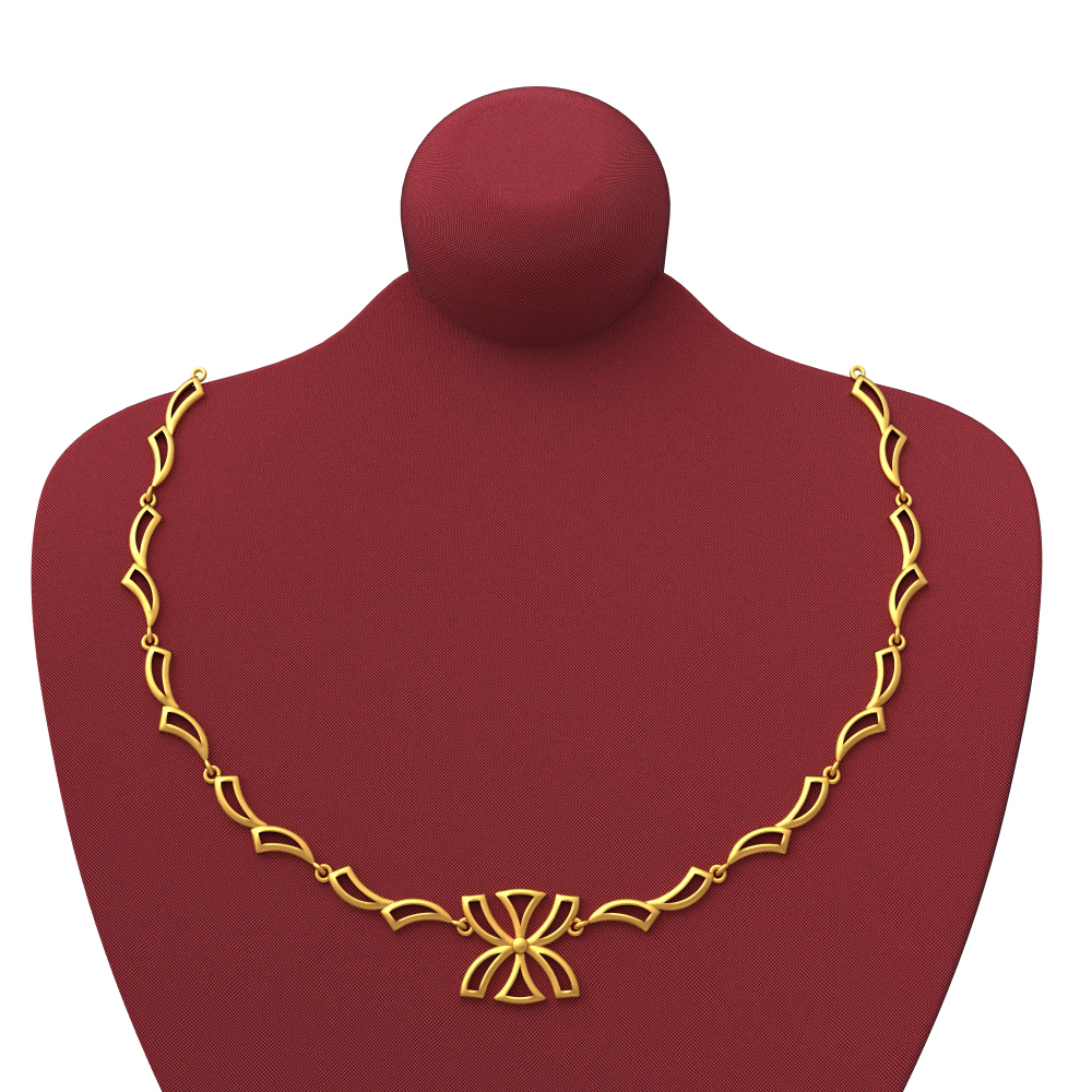 how to make gold necklace
