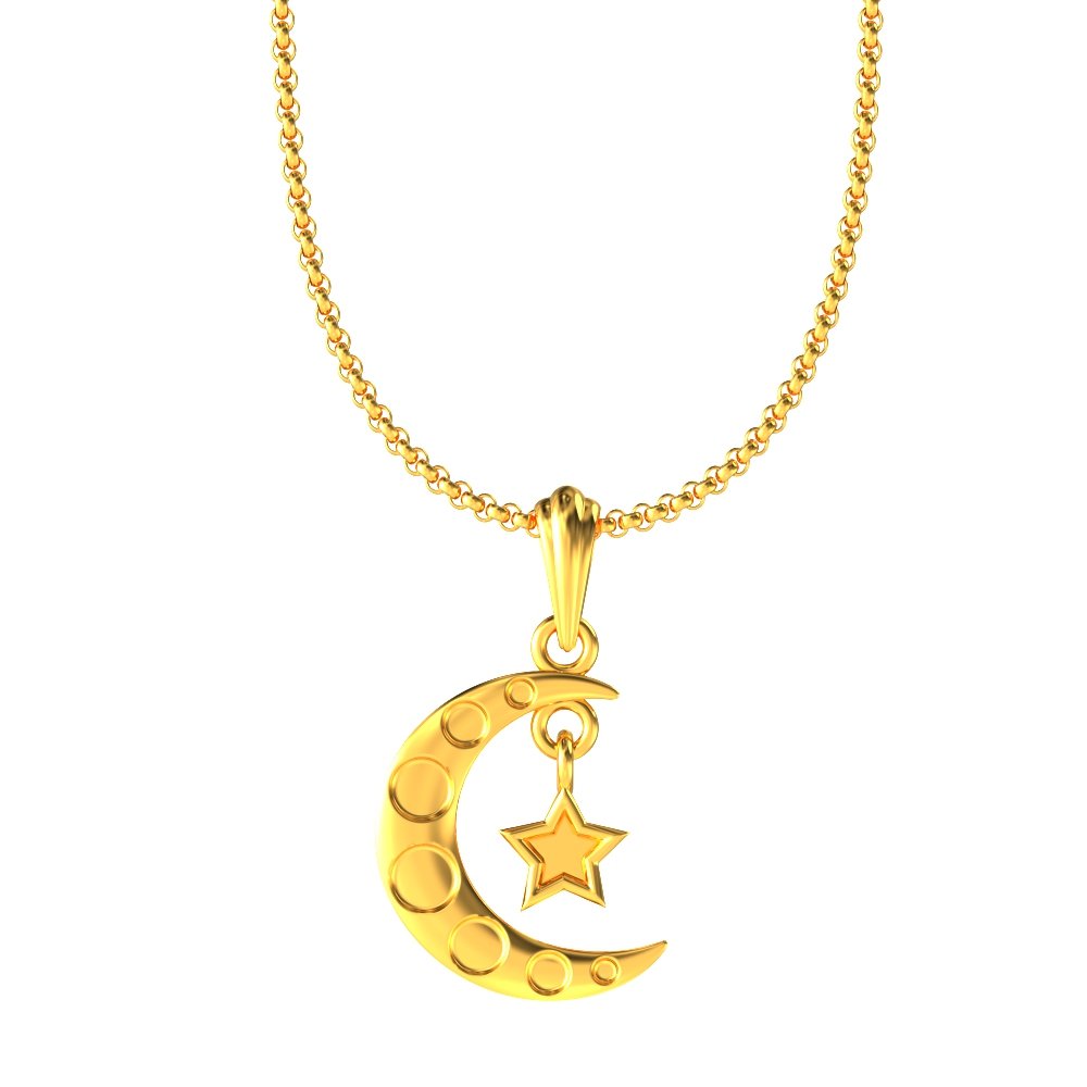 Allure moon star necklace at Rs 159 | गले का हार - Silver Bling, Surat |  ID: 25604066155