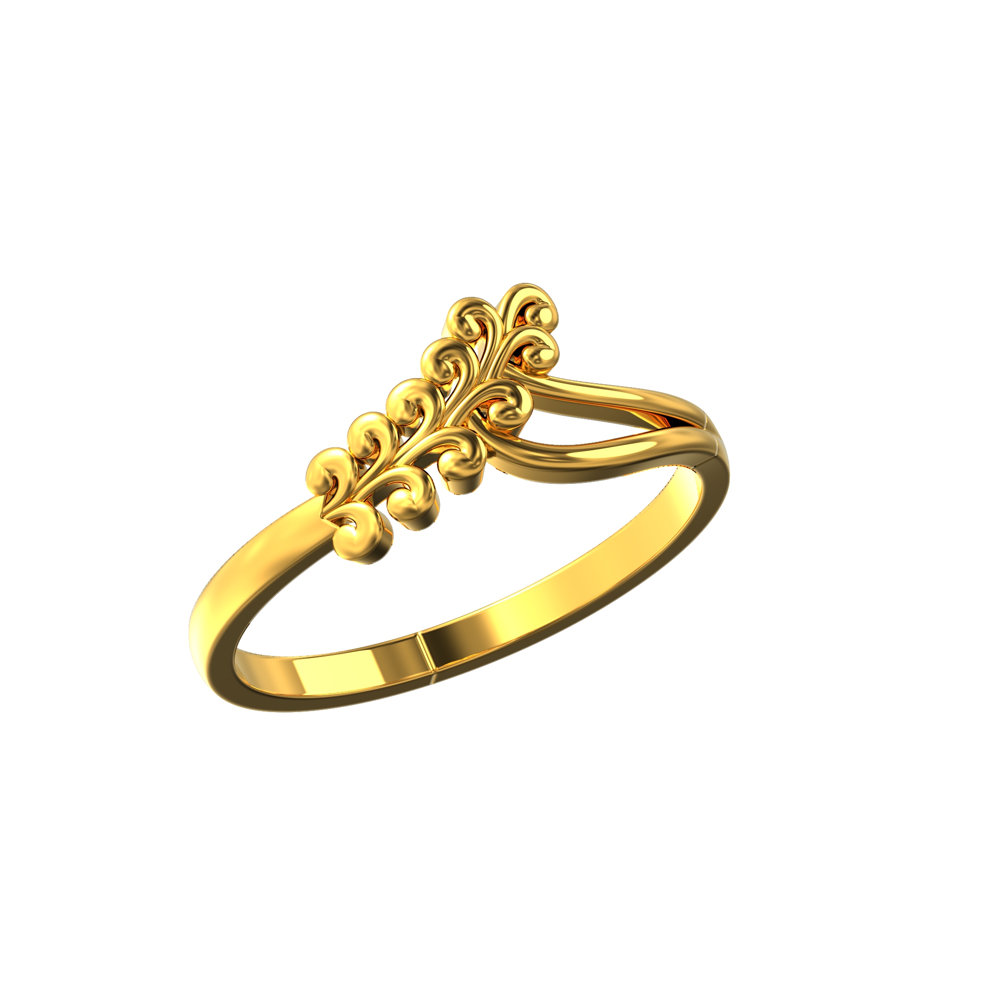 24KT Gold Ring – Queens D & J