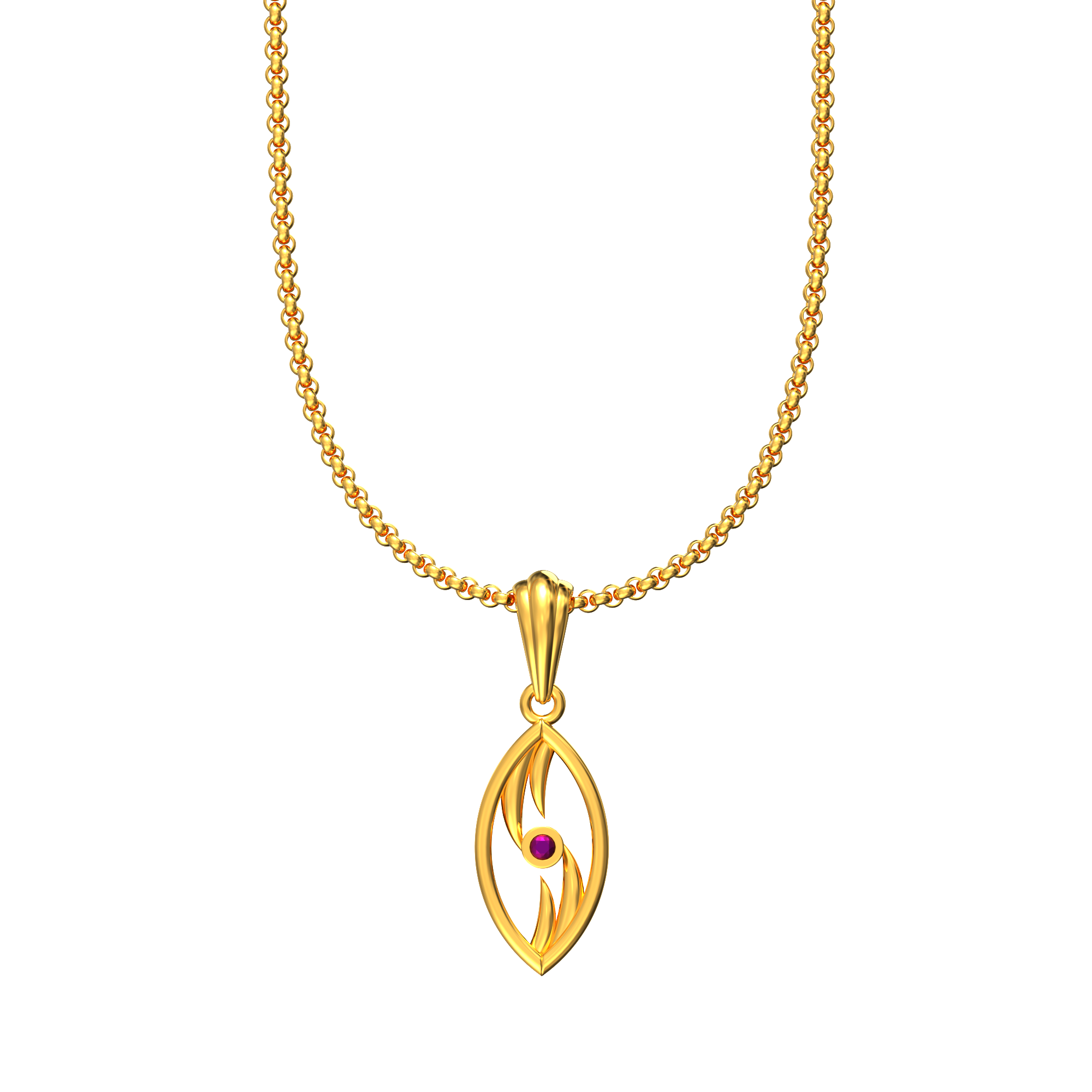 Marquise Gold Pendant Online