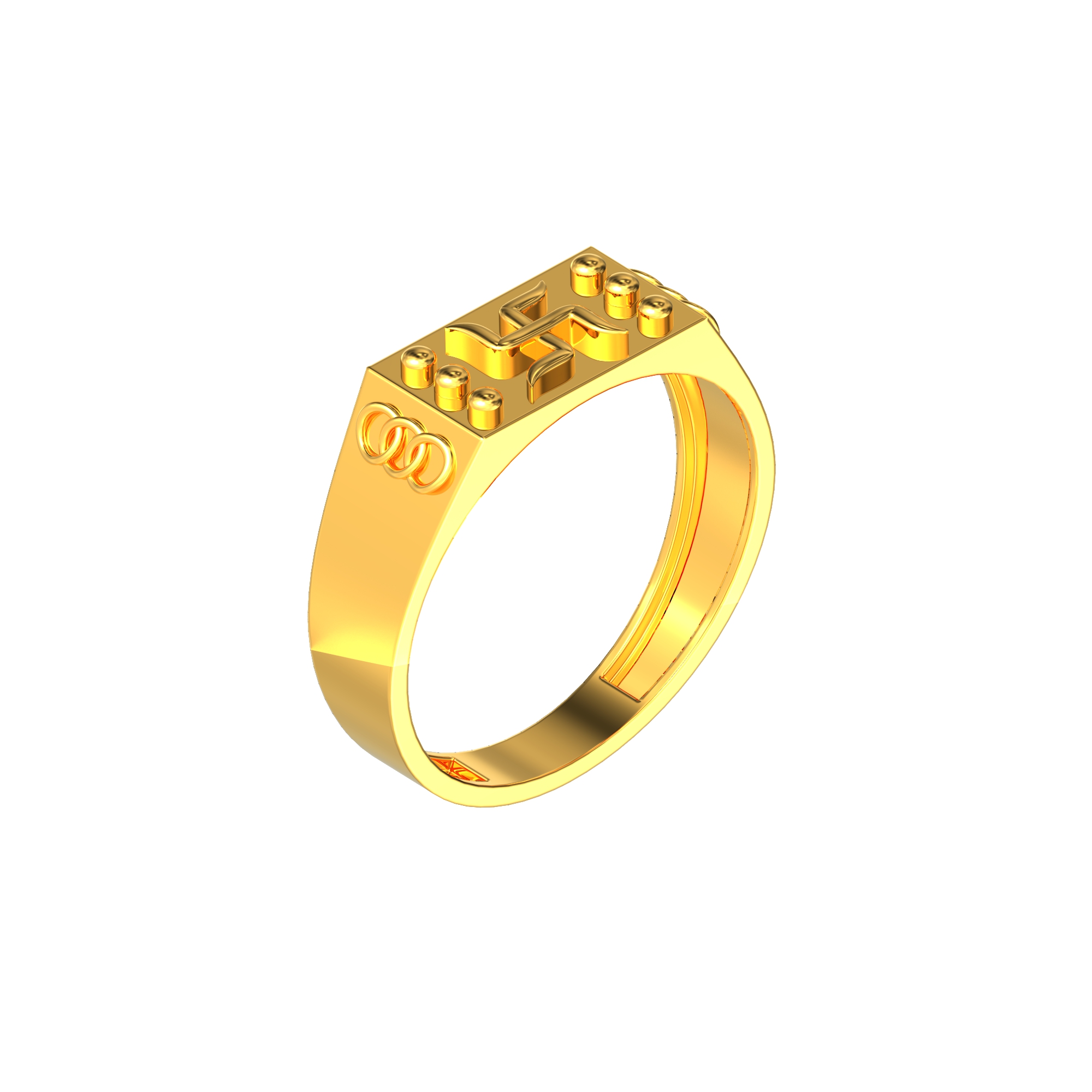 22 Carat Mens Lion Design Gold Ring, 5g at Rs 48000/piece in New Delhi |  ID: 2849902531830
