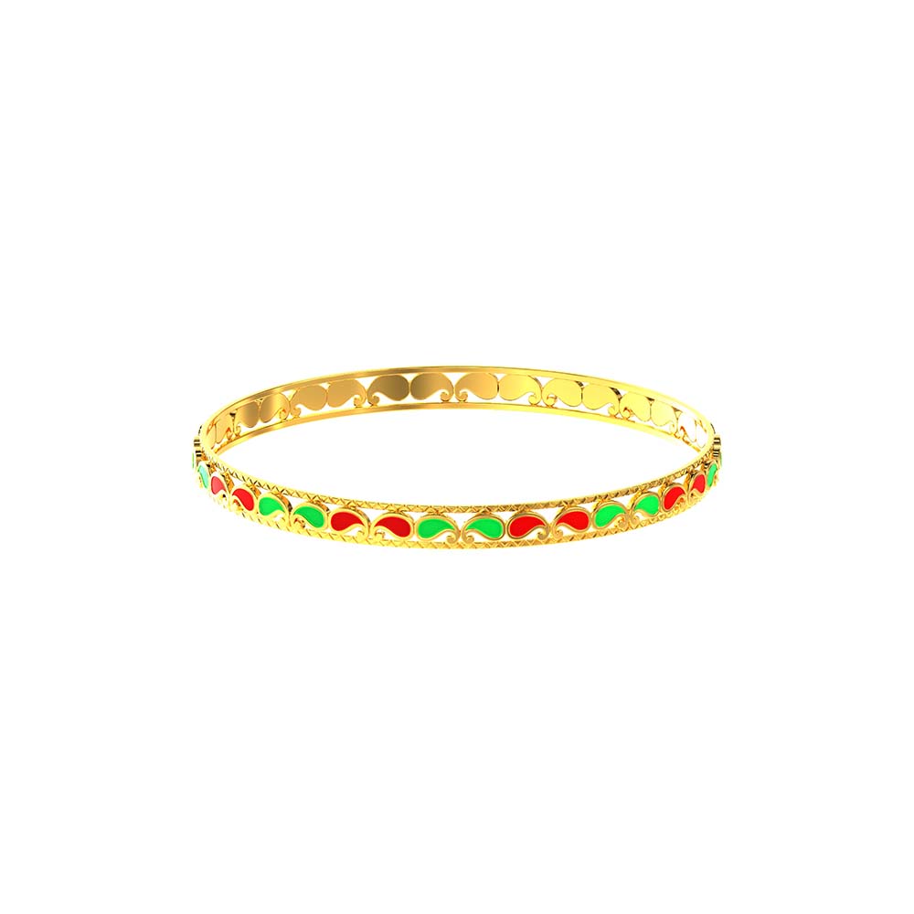 Mango Design Gold Bangles For Women