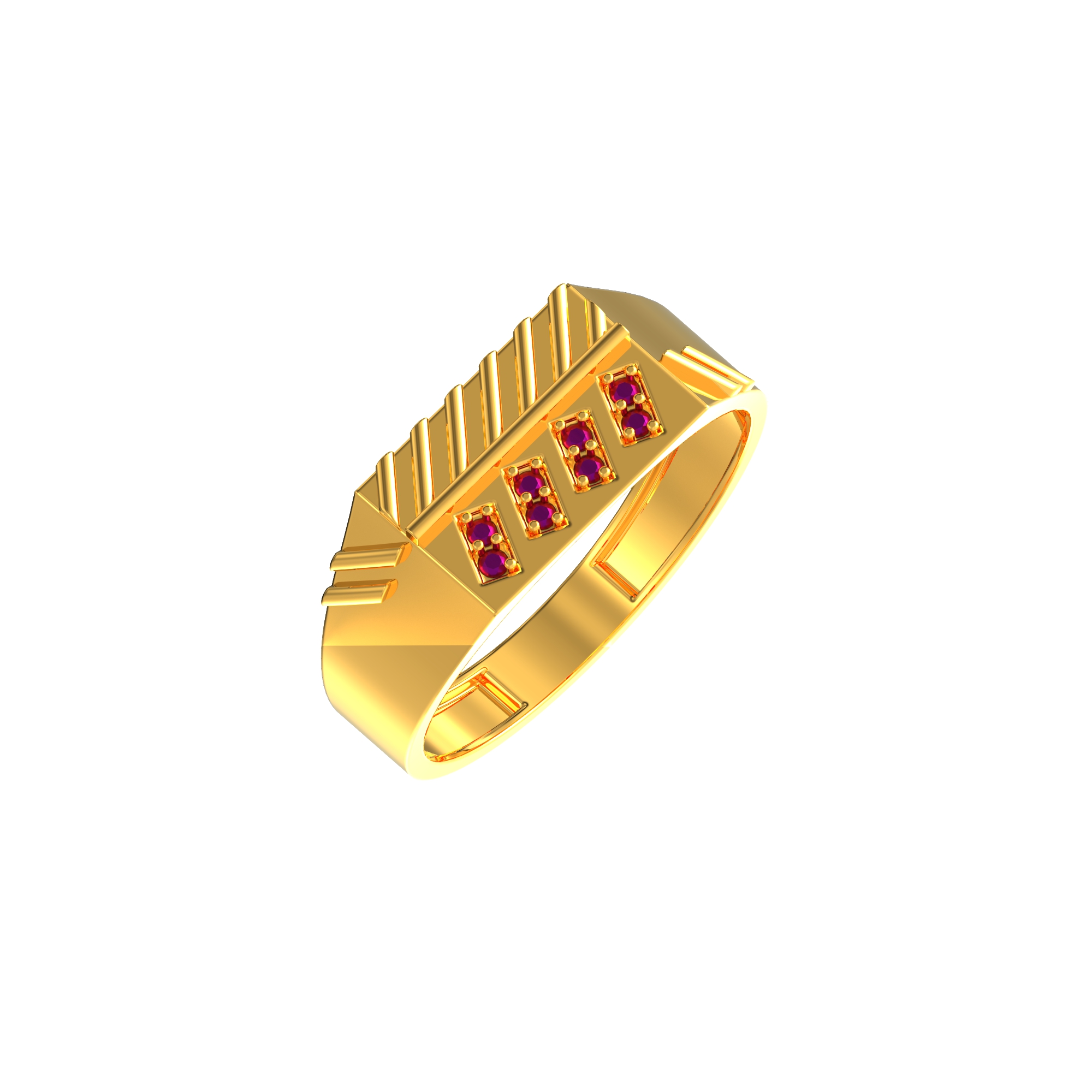 Attractive Mens Gold Ring