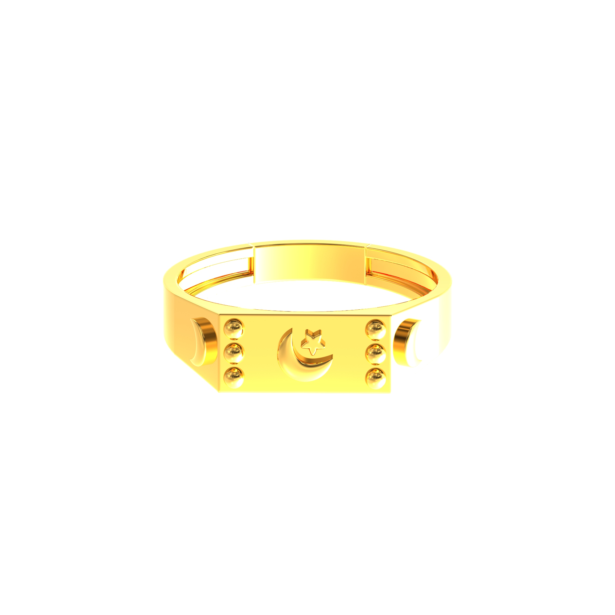 ring with god symbol