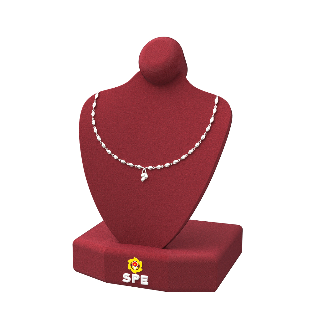 Pear Design Silver Necklace chennai