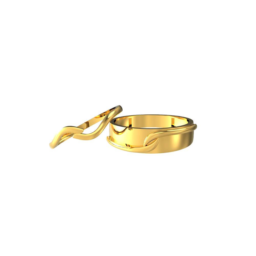 Plain Curve Design Ring