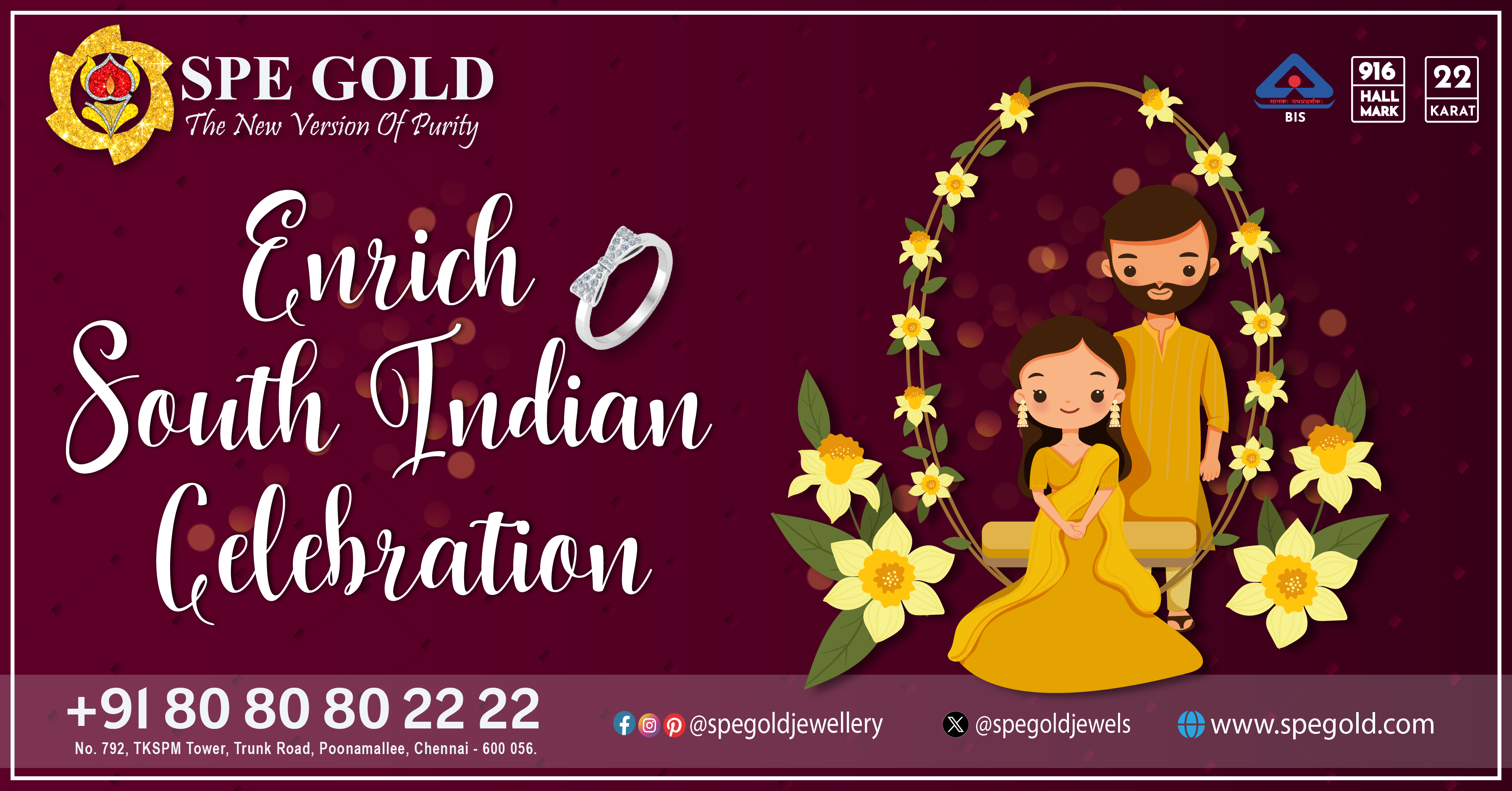 Enhance Your South Indian Wedding with SPE GOLD