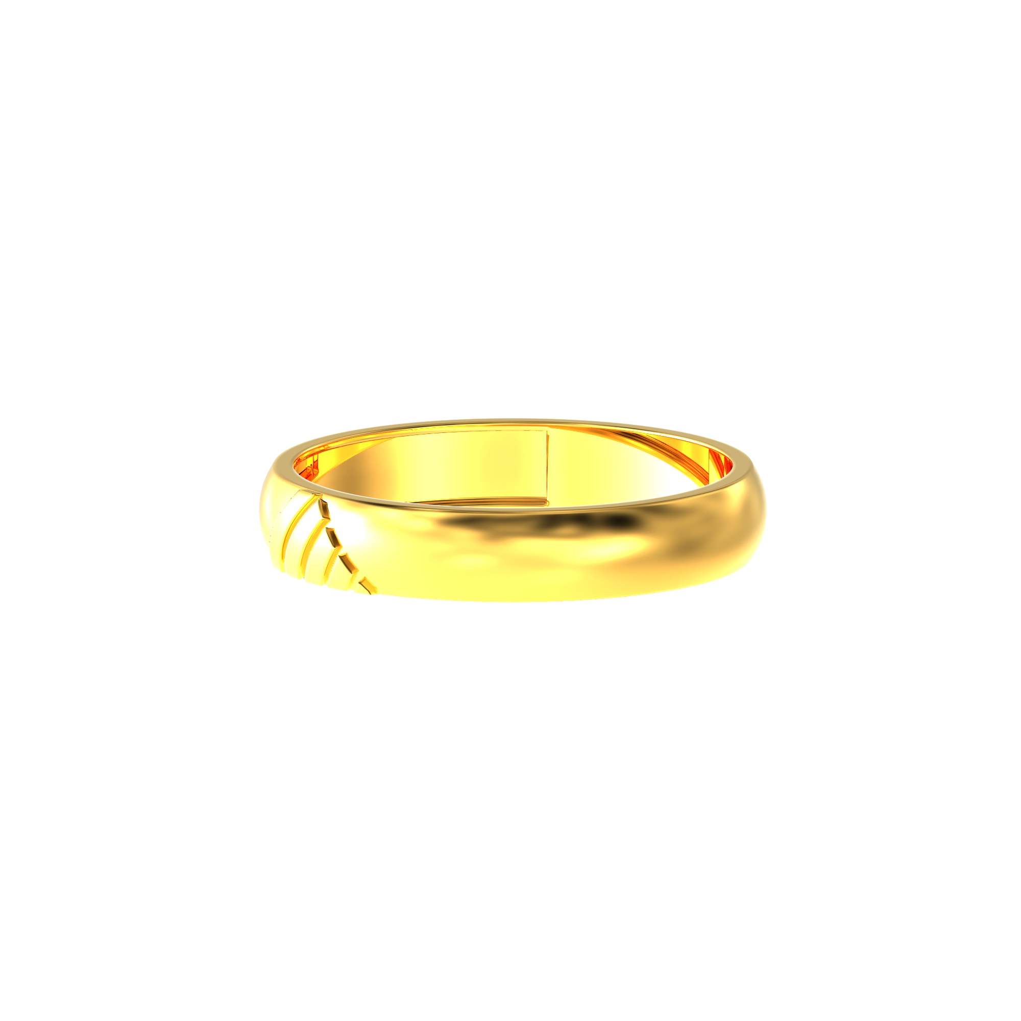 gold ring in strip model