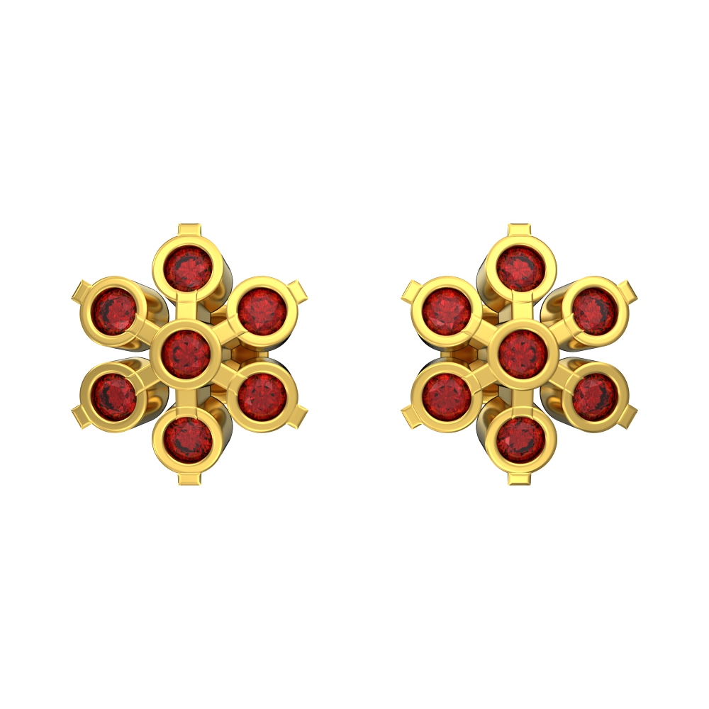 Comet Buster Floral Studs