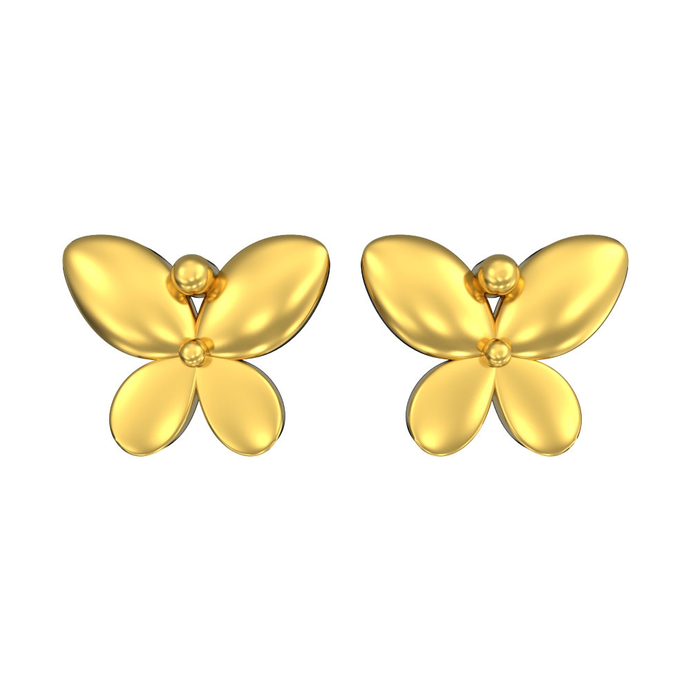 Elegant-Butterfly-Design-Gold-Stud