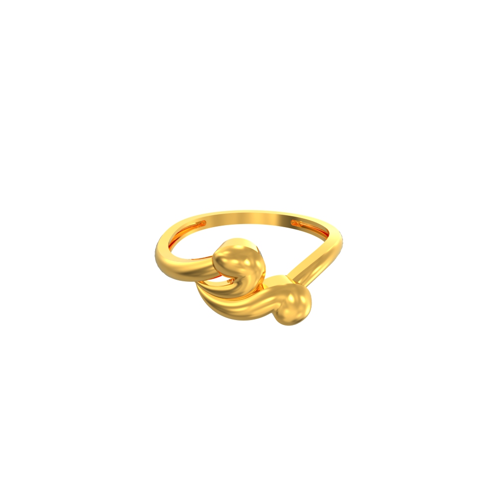 Enchanting Leafy Gold Ring