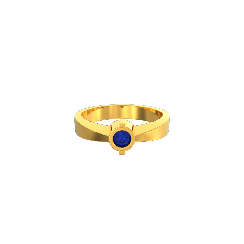 Epitome Blue Sapphire Gold Ring