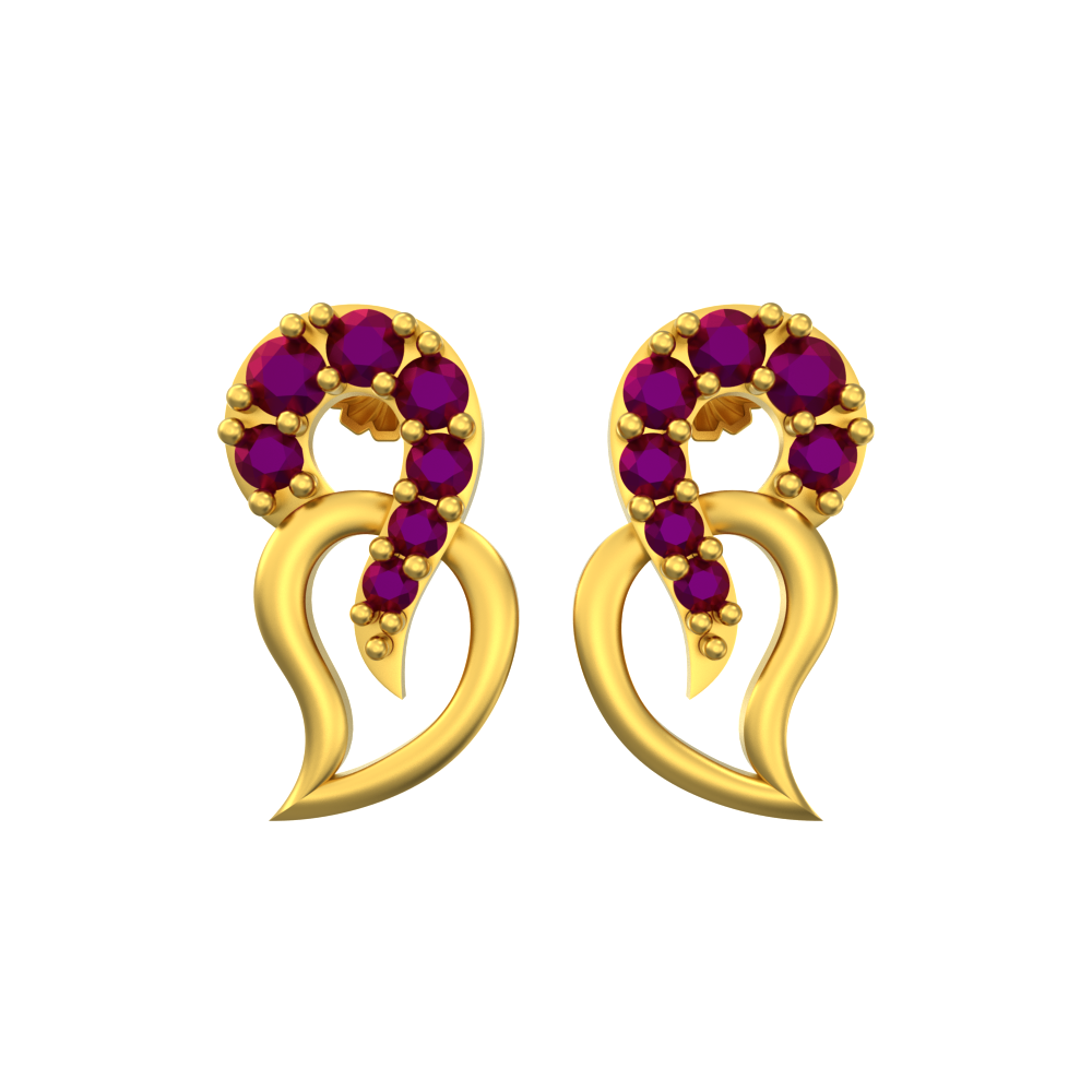 Fame Gold Casting Earring