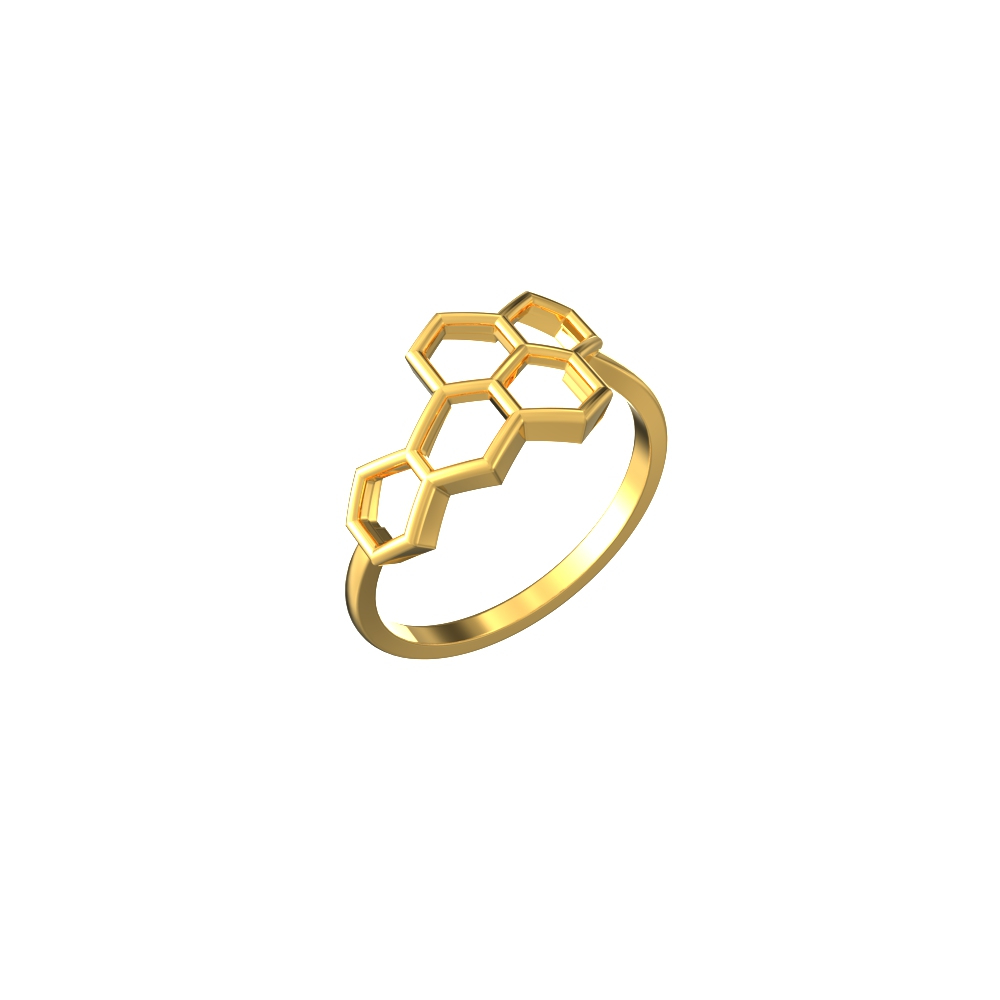 Female Geometric Gold Ring
