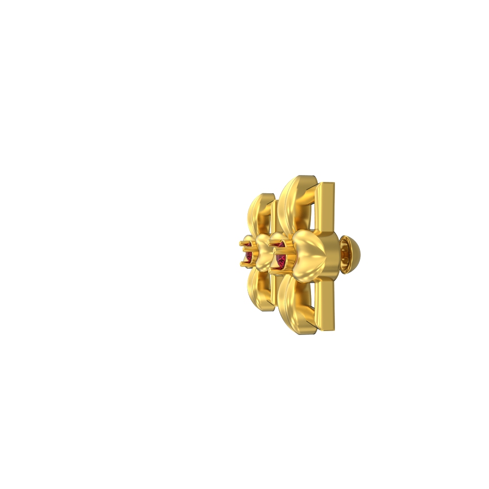 Floral-Stone-Gold-stud-collections