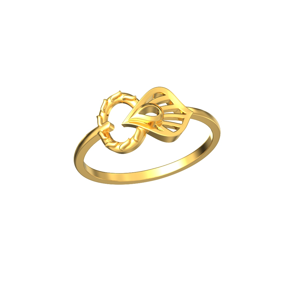 Geometric Female Gold Ring