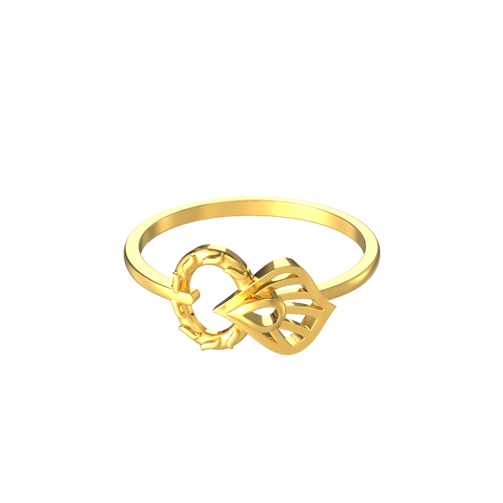 Gorgeous Geometric Female Gold Ring