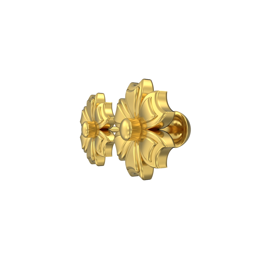 Light Weight Flower Stud