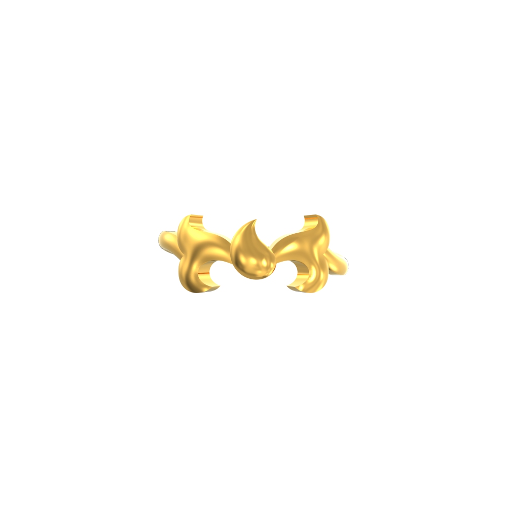 Mango Design Gold Ring