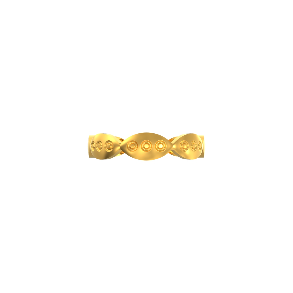 Oval Design Gold Ring For Female