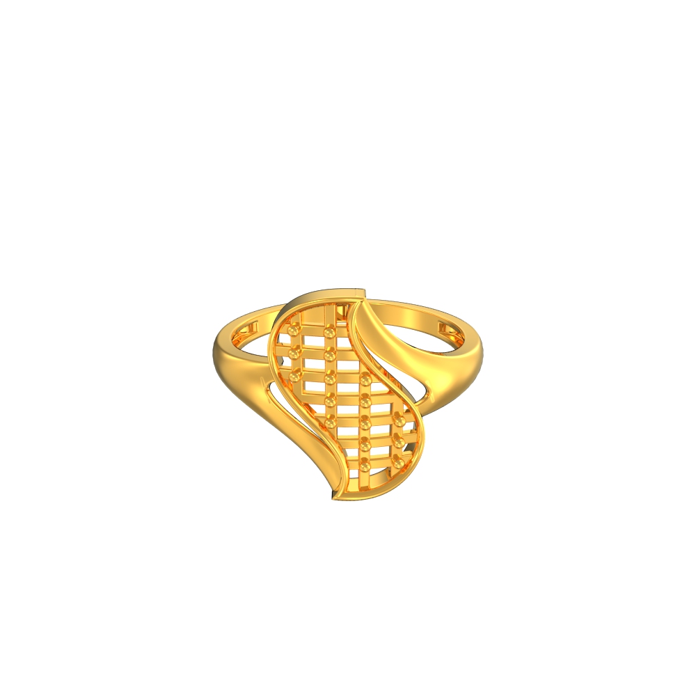 Sublime Curve Gold Ring