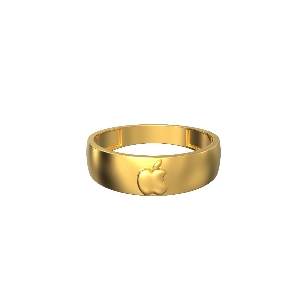 Apple Band Gold Ring