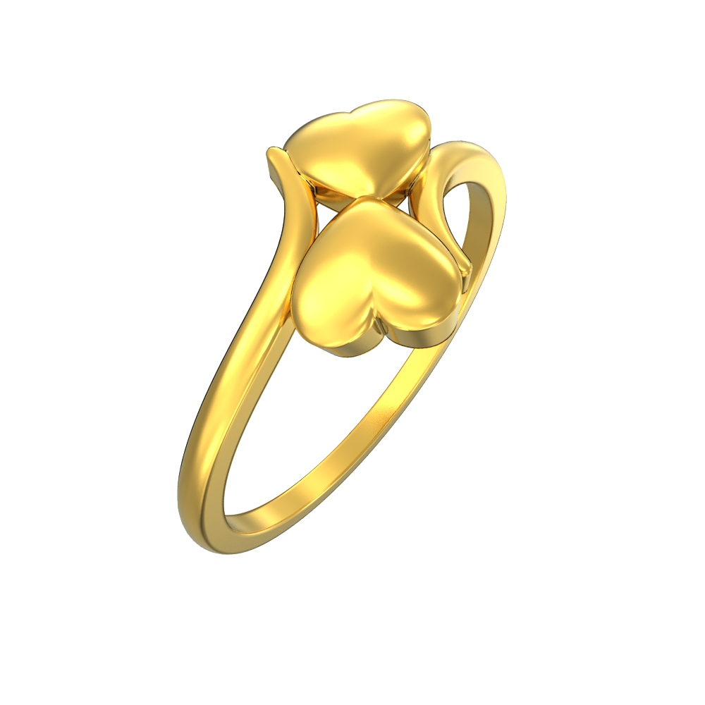 Attractive-Hearts-Gold-Ring