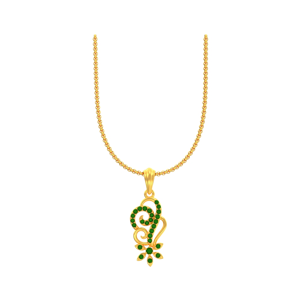 Gold pendant designs on sale for female with price