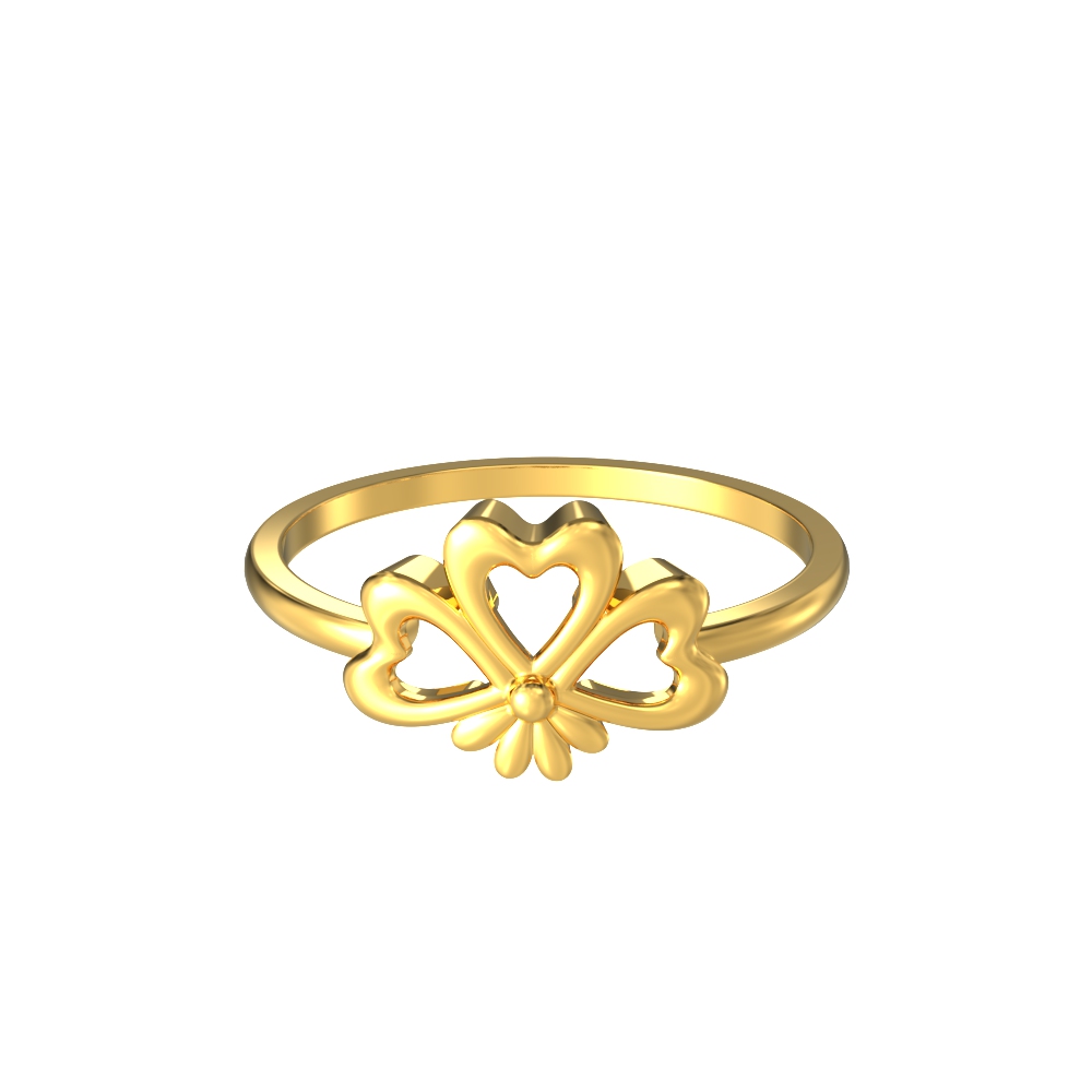 22k Plain Gold Ring JGS-2108-04571 – Jewelegance