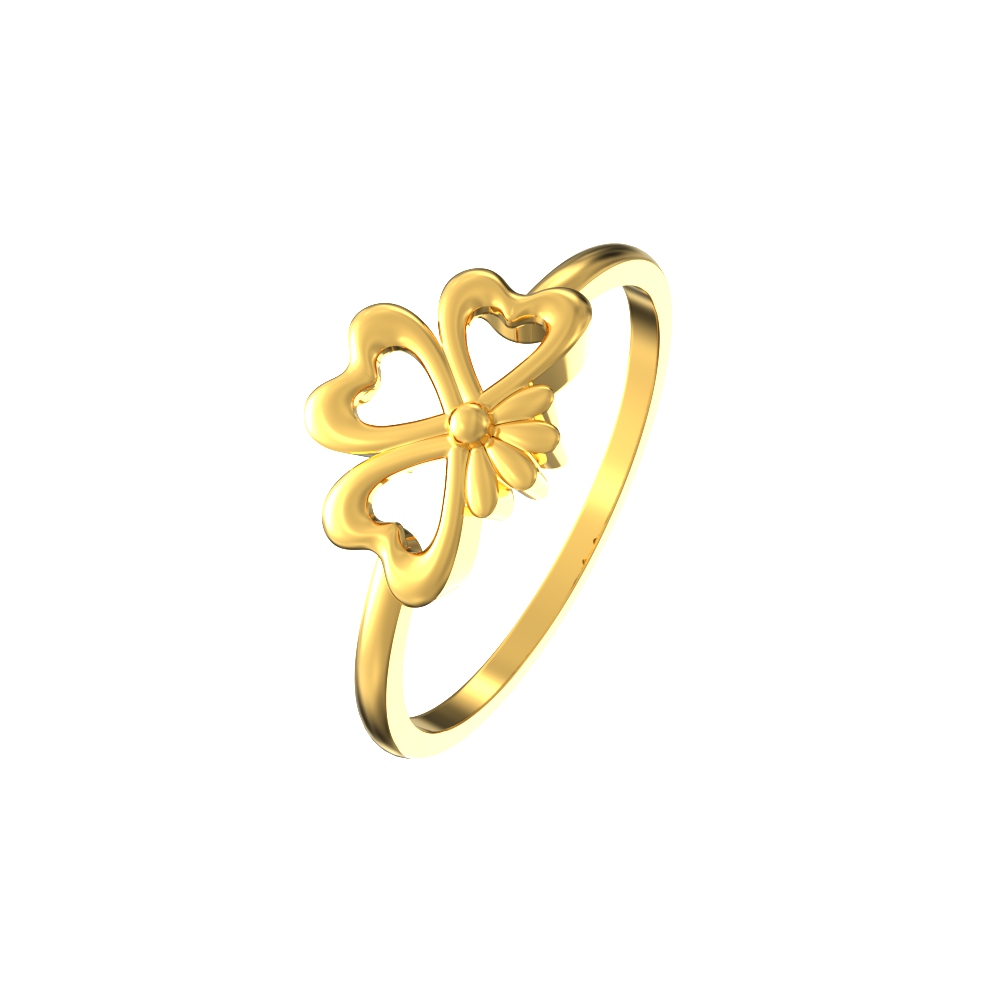 Beautiful Flower 22k Ring