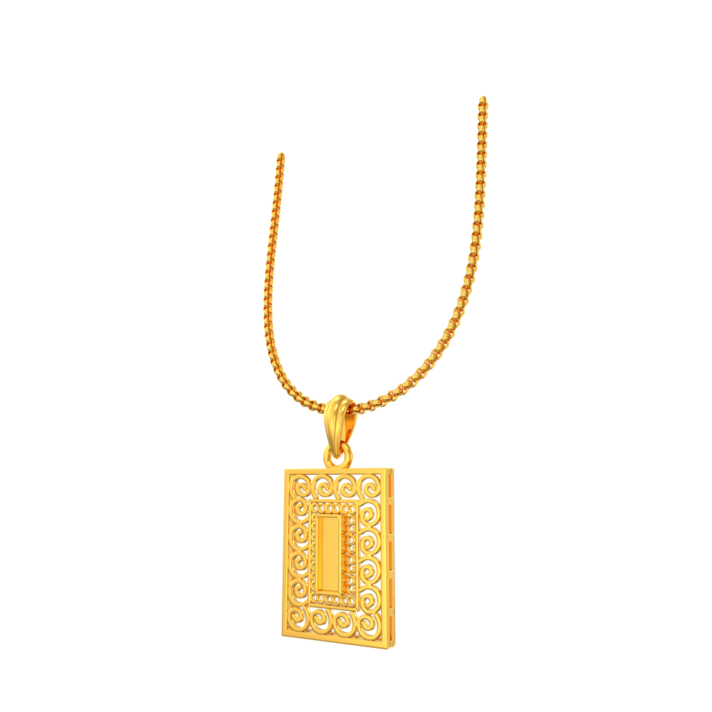 Daily Wear Beautiful Gold Pendant