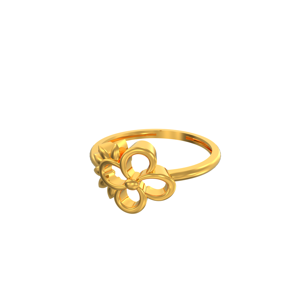 Best-Modern-Blooming-Flower- Gold-Ring