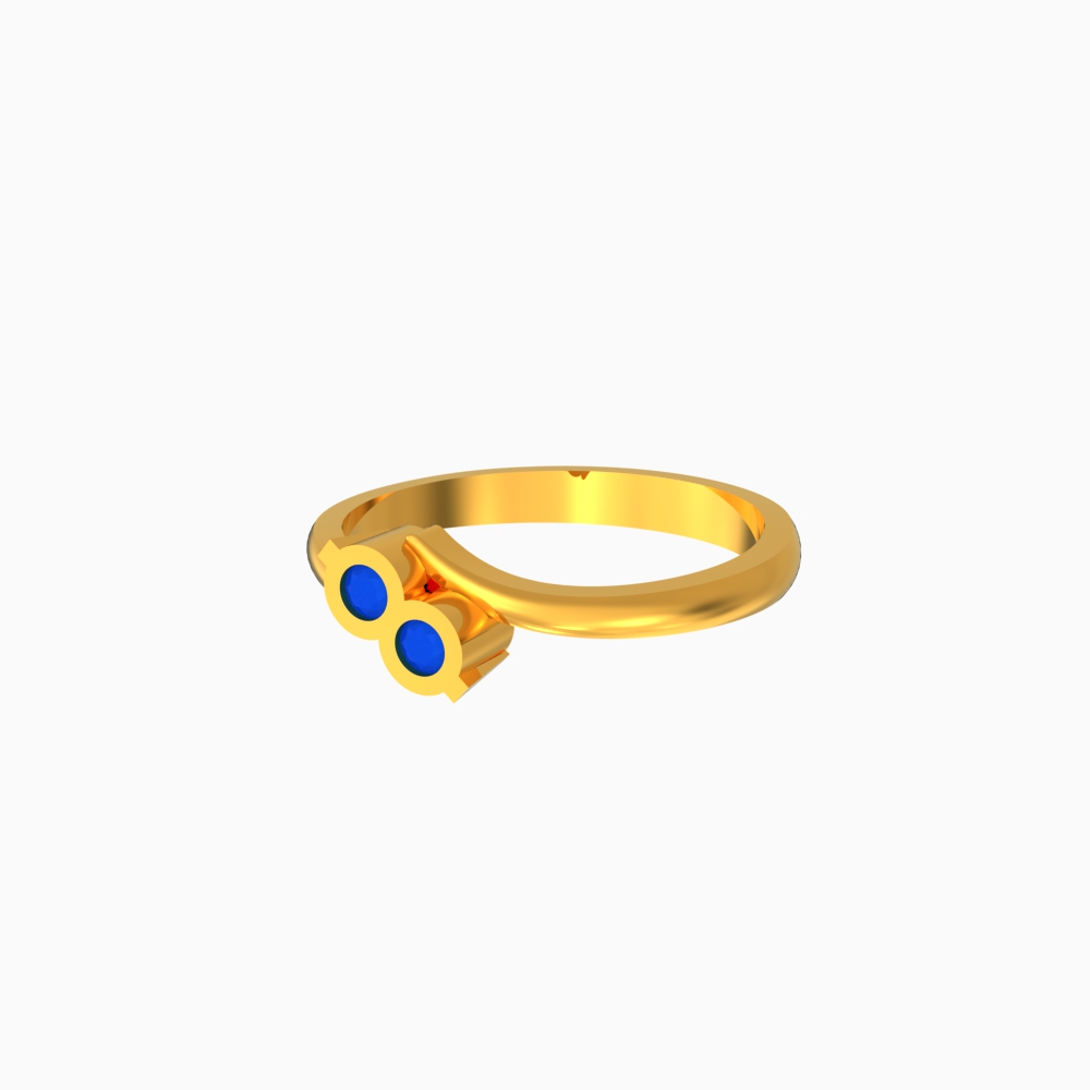 Best-Small-Couple-Circle-Gold-Ring