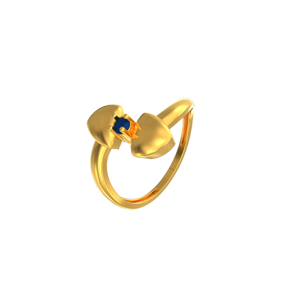 Spe Gold Triune Circle Gold Ring