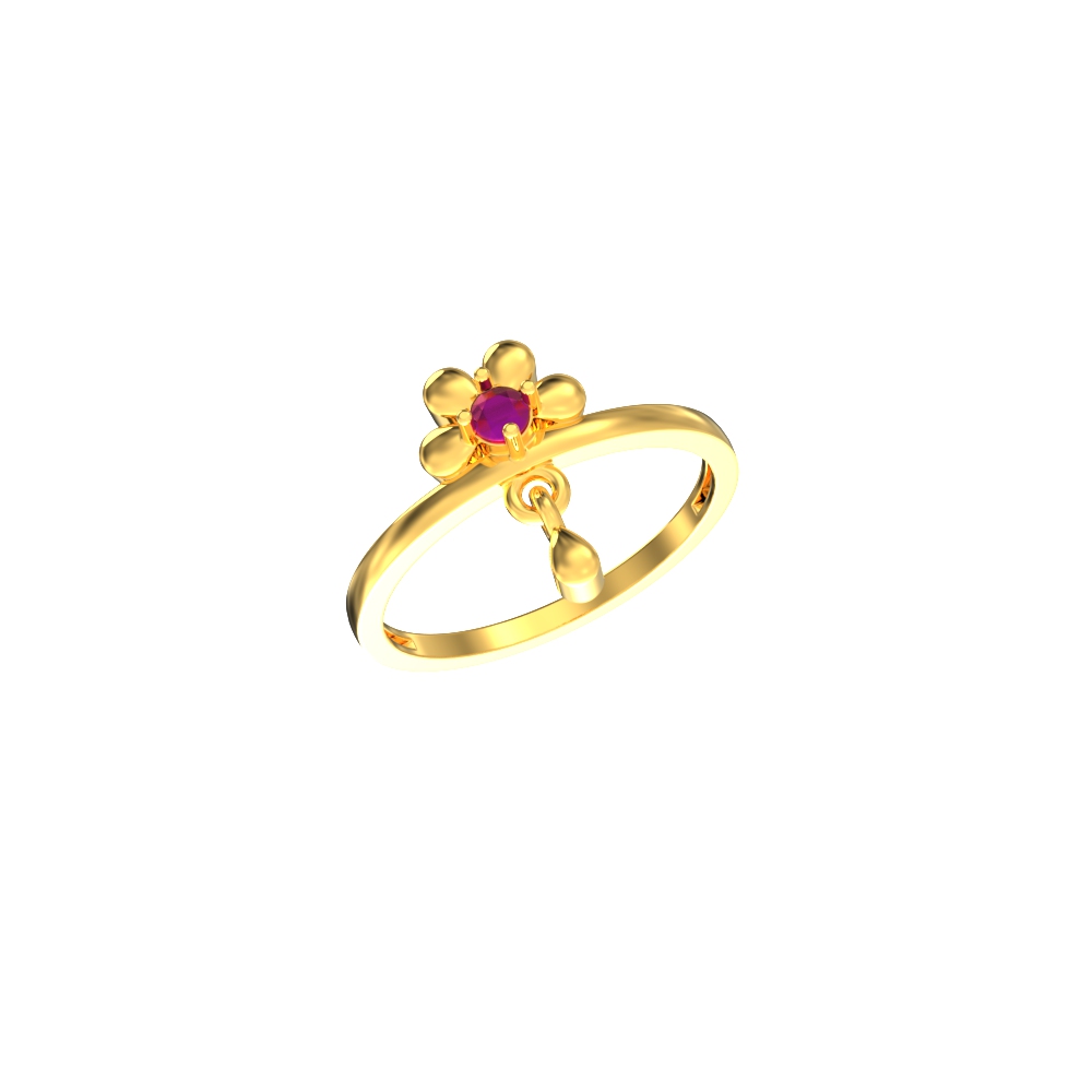 SPE Gold - Droplet Blossom Ring