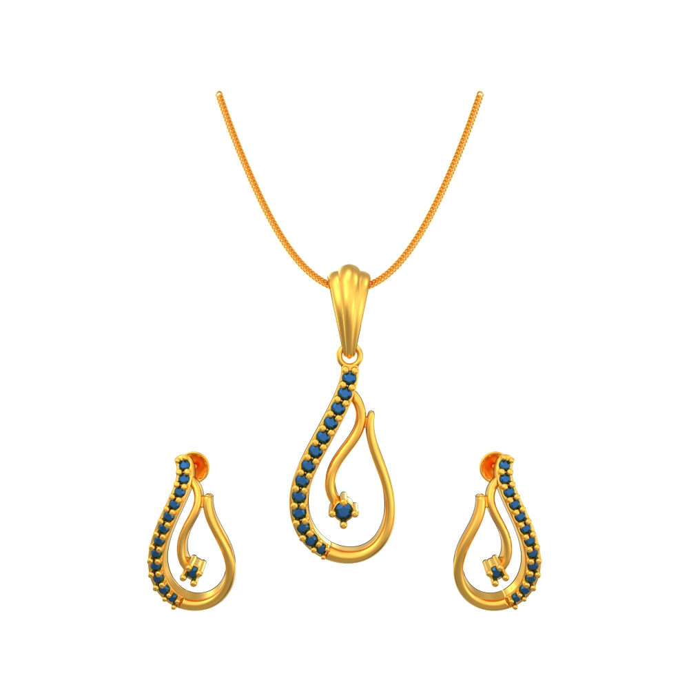 Charming-Curvy-Pendant-Set