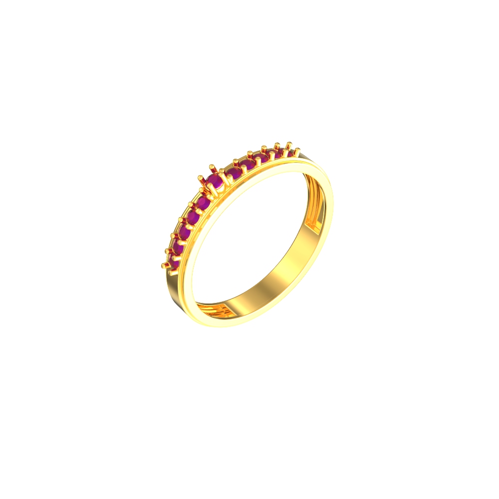 Charming-Simple-Small-Circles-Gold-Ring