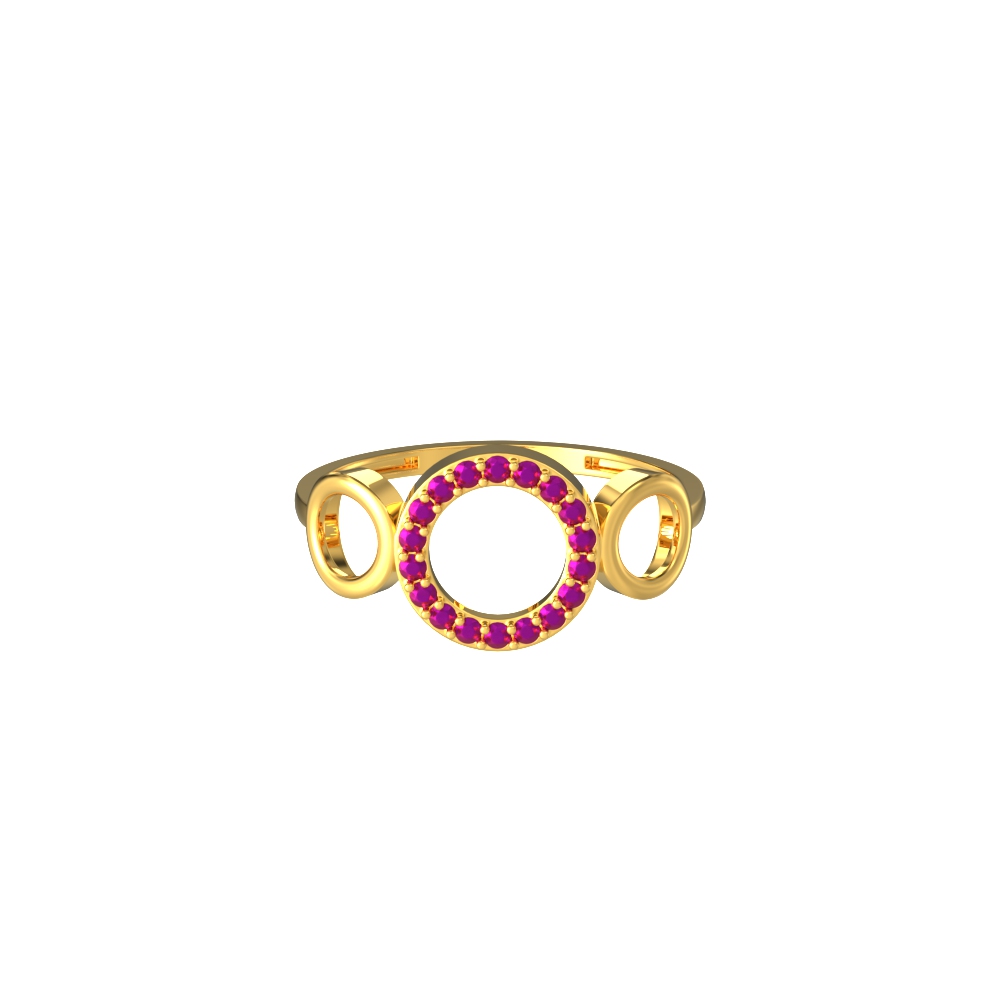 Circling Trio Harmony Ring