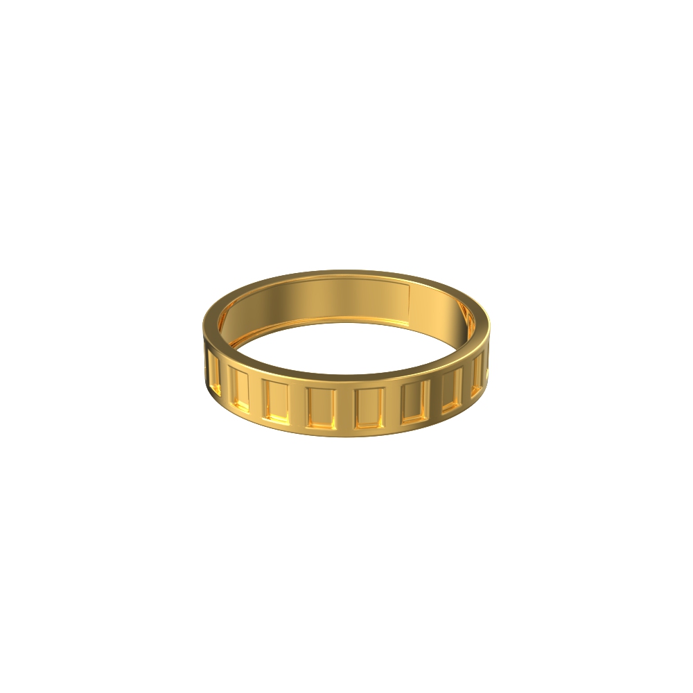 Classic Strip Gold Ring