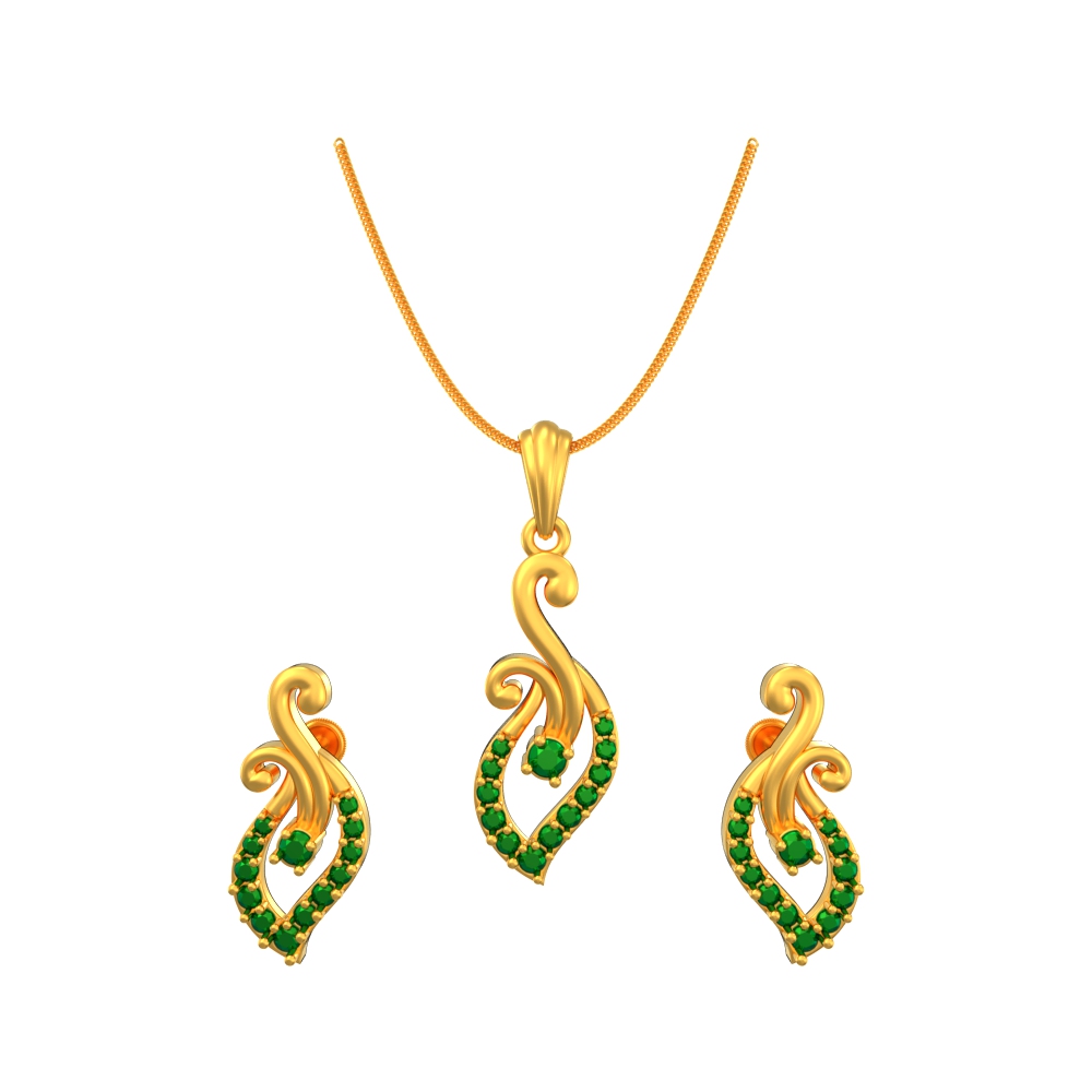 Classy-Curvy-Pendant-Set